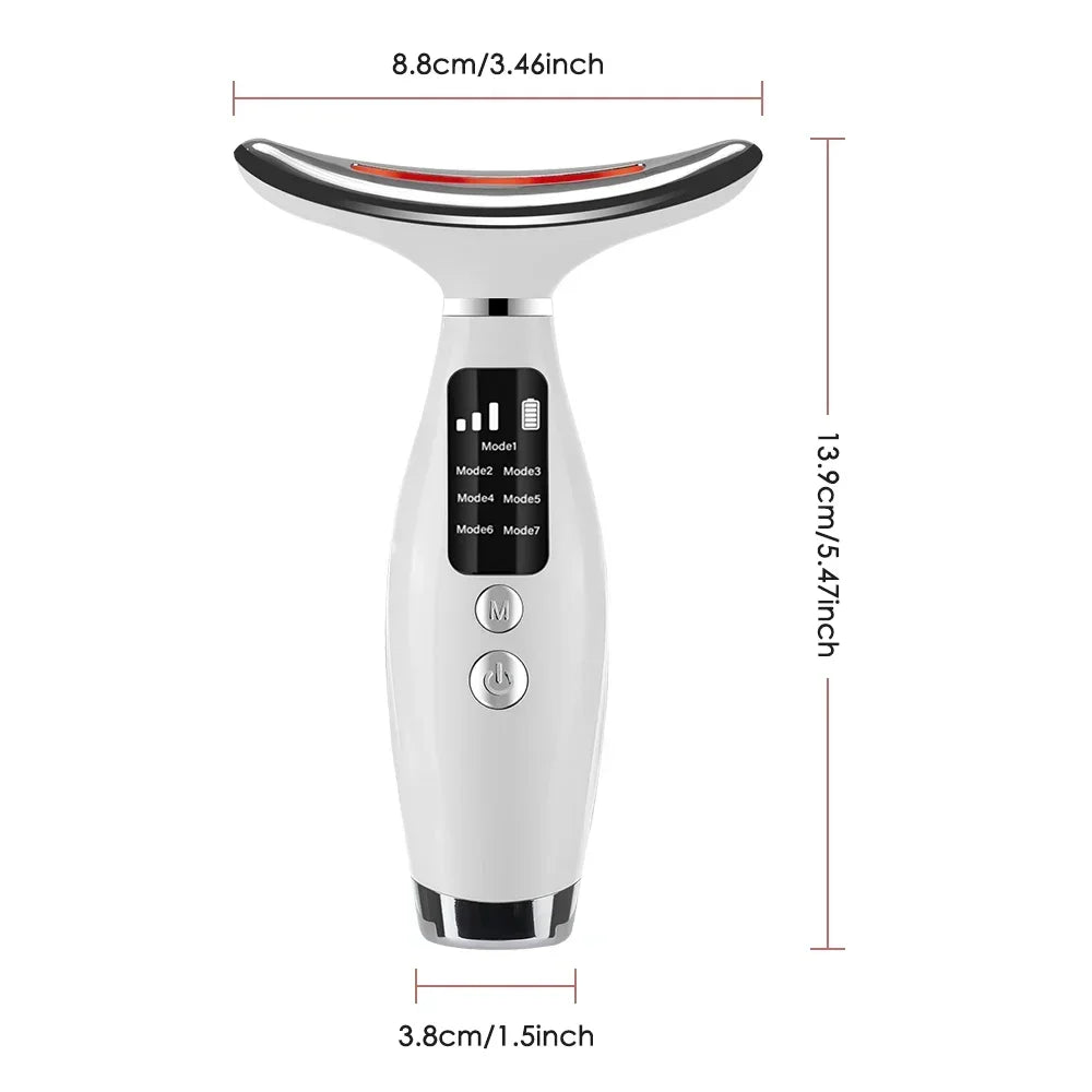 LED face and neck massager dimensions